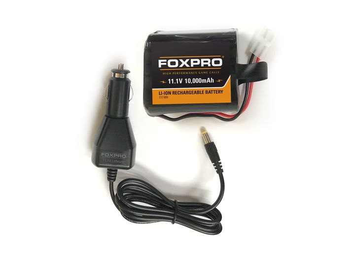 FOXPRO SUPER HIGH CAPACITY LITHIUM BATTERY / CAR CHARGER KIT FOR FOXPRO X1, X24, & X2S